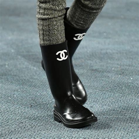 botas agua chanel|chanel calzados.